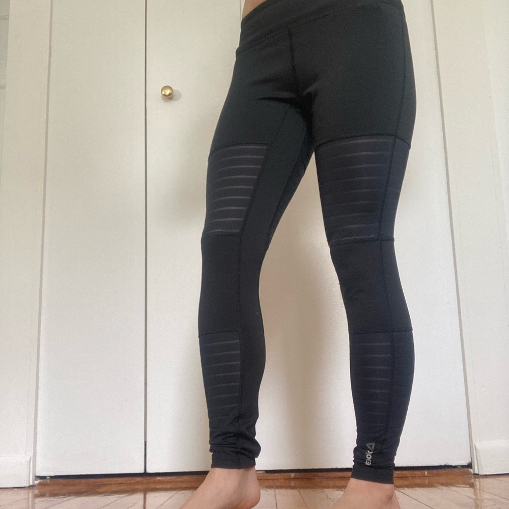 Reebok Mesh Cropped Leggings